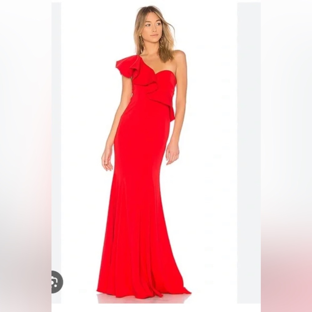 Jay godfrey red gown